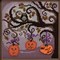 DIY Mill Hill Pumpkin Tree Halloween Button Glass Bead Cross Stitch Picture Kit